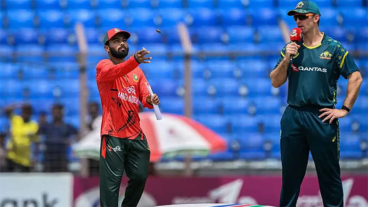 অস্ট্রেলিয়ার বিপক্ষে টস জিতে প্রথমে ব্যাটিংয়ে বাংলাদেশ