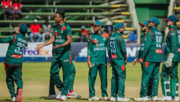বাংলাদেশকে ২০০ রানের লক্ষ্য দিল জিম্বাবুয়ে