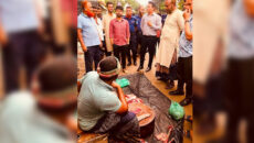 হরিণাকুণ্ডুতে মাংস ব্যবসায়ীকে জরিমানা